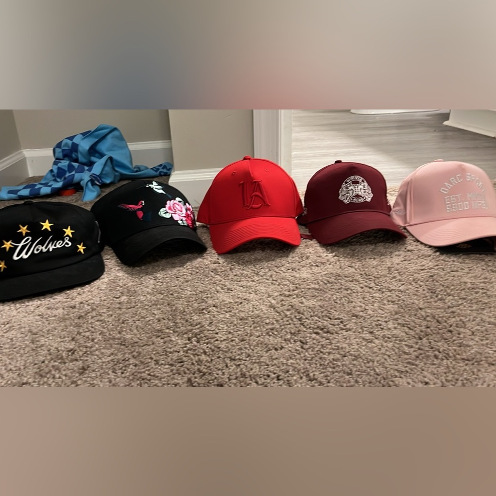 Darc Sport Black, Red, and Pink Hats Collection